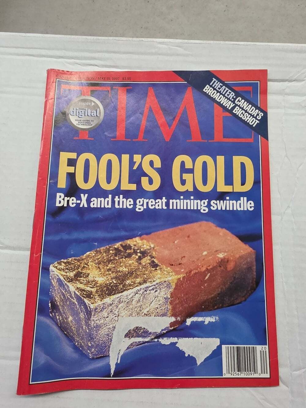 TIME May 19 1997 Fool's Gold Bre-X Mining Swindle Magazine Current Events